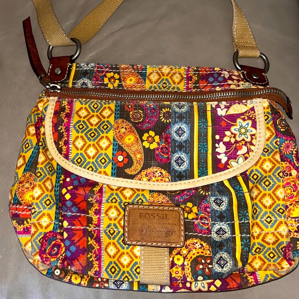 Vintage fossil crossbody